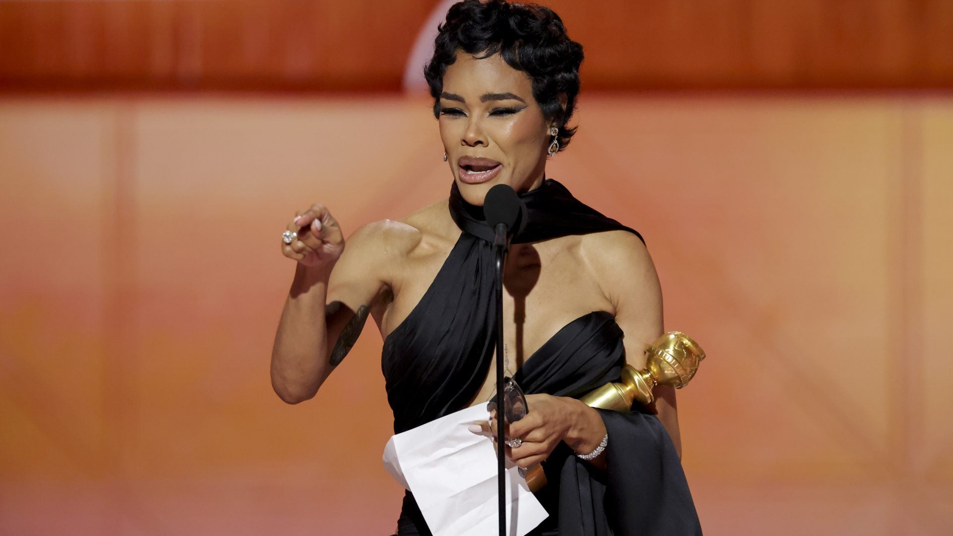 Teyana Taylor Wins Her First Golden Globe: “We Belong In Every Room We Walk Into”
