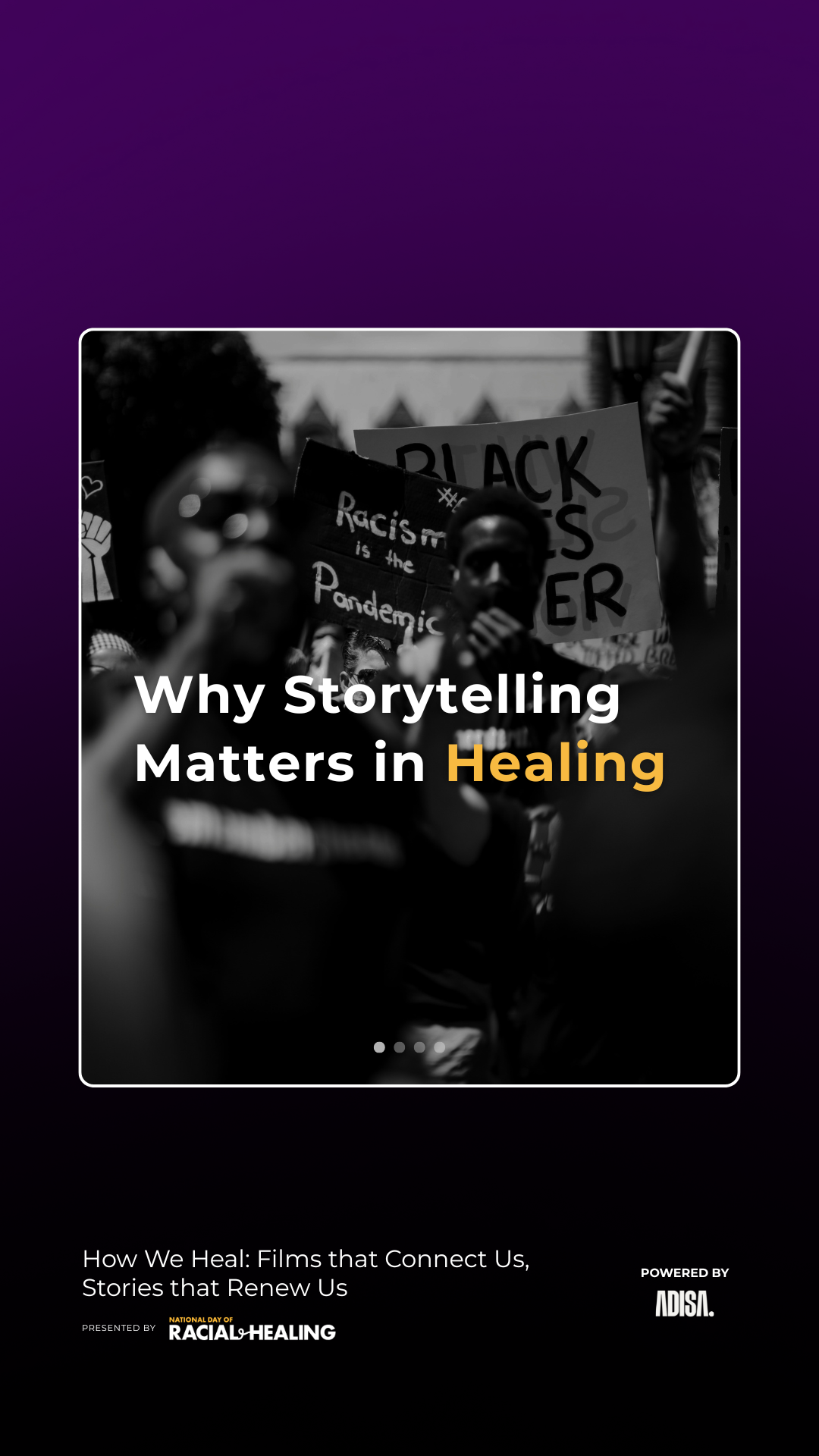 A New Film Lab Is Uplifting Emerging Storytellers Through The Power Of Racial Healing