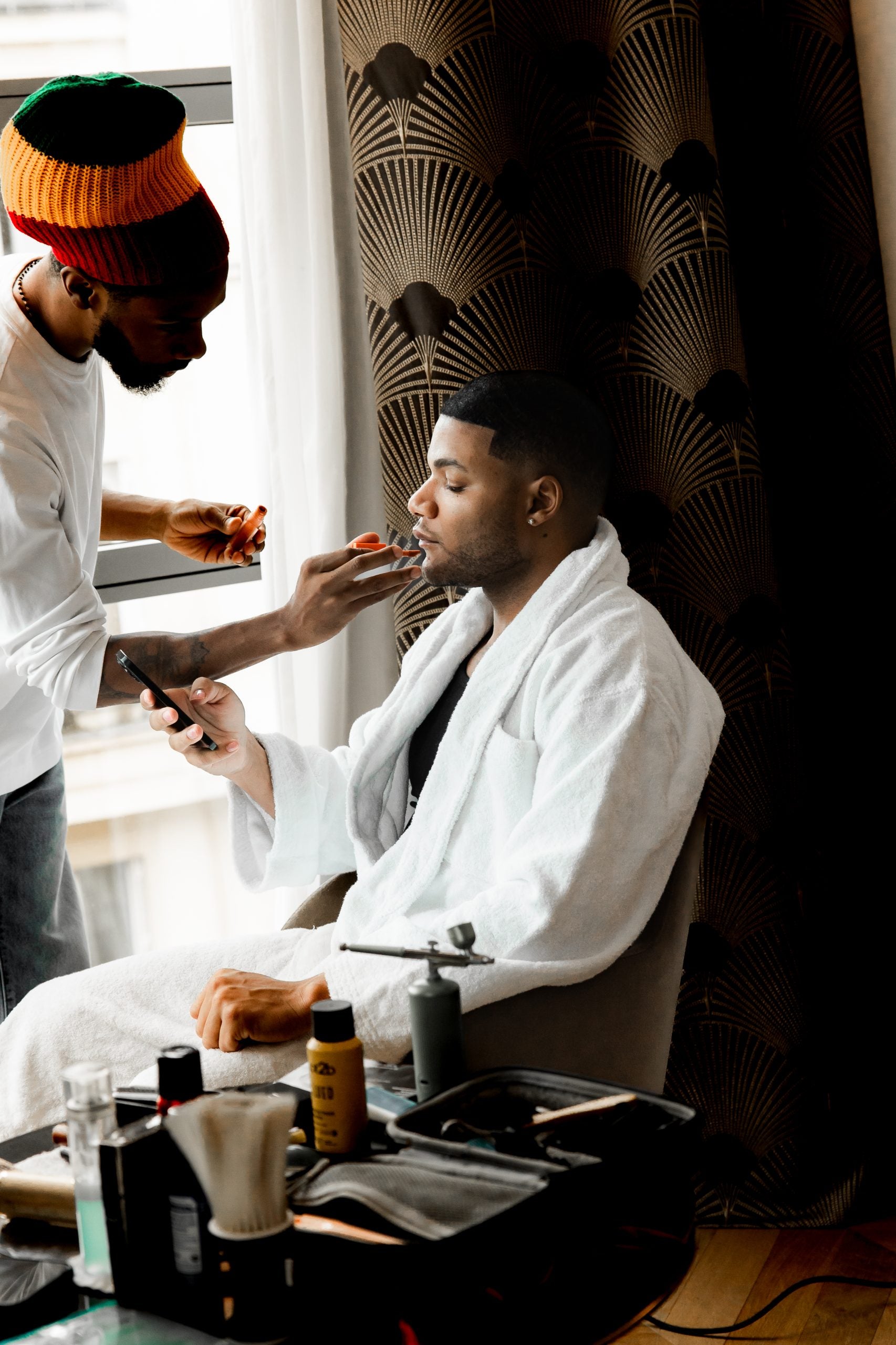 Get Ready With Crowned Skin’s Founder For The AMIRI Show