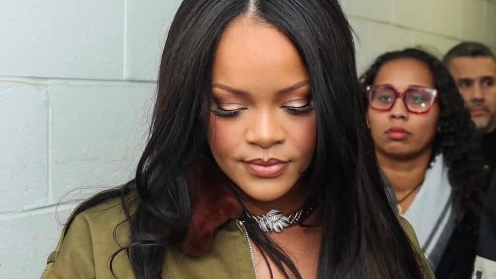 Rihanna Sported A Silky Black Hairstyle At A$AP Rocky’s Album Release Party